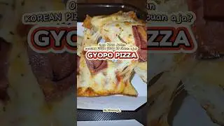 PIZZA KOREA HARGA 20 RIBUAN YANG DIBUATIN LANGSUNG SAMA OPPA KOREA 😍😍#gyopokoreanpizza