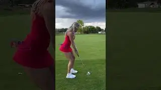 Amazing Golf Swing you need to see | Golf Girl awesome swing | Golf shorts | Morgan Rae