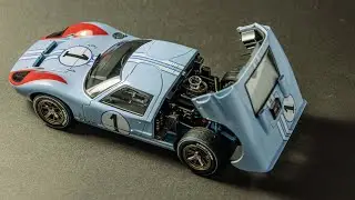 『模型時間』 1/24 MENG CS 004 福特FORD GT40 Mk.II '66 1/24  full build