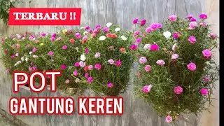 Dari Sampah Jadi Pot Gantung Mewah Model Terbaru