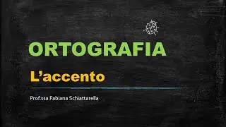 Ortografia   l'accento