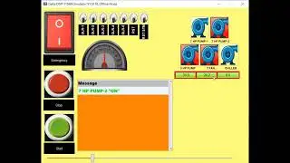 COOLANT TEMPERATURE CONTROL in DELTA HMI #DELTA HMI#PUMP_SIMULATION