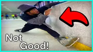 Pro Roller Skaters Try Ice Skating (Again)