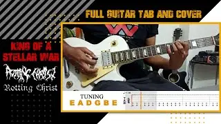 ROTTING CHRIST- King of a stellar war - Guitar Cover | Screen TAB