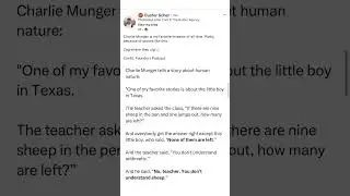 A great Charlie Munger story