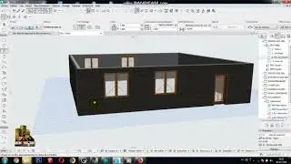 Explique L'interface d'Archicad  en français : Tutoriel  utile pour comprendre le logiciel ArchiCAD