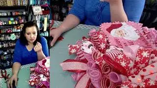 Learn to make a wreath and bow with me!