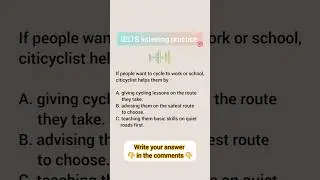 IELTS Listening Practice 