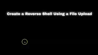 Create a Reverse Shell Using a File Upload