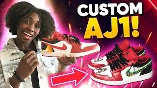 Painting my back to school shoes!! #shoecustomizer