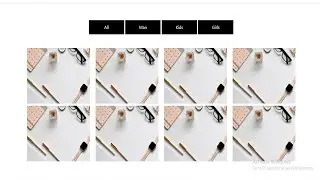 How To Create Portfolio Filterable Gallery Using HTML & CSS || Mixitup jquery