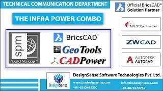 The Infra Power Combo: BricsCAD + Spatial Manager + GeoTools + CADPower | Designsense Software’s