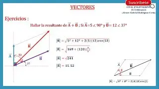 VECTORES - Suma y Resta de Vectores - Ejercicios Resueltos.