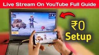 ₹0 BGMI,FREE FIRE & COD Mobile Streaming Setup with just USB Cable | 2023 | HINDI