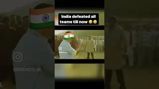 India be like boss 😅😂 #cricket #craft #cwc #worldcup #shorts