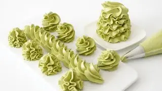 Get STABLE NO-Grit Matcha Buttercream with This Simple Trick!
