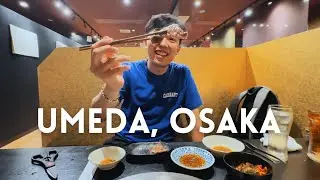 Japan Travel Vlog → UMEDA, Osaka, Japan | Onigiri Gorichan, Shopping, Coffee