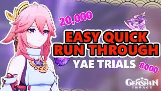 Easy Yae Miko Summary Trial | Genshin Impact