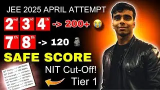 Safe SCORE for JEE Mains 2025 ✅ Get NIT at LOW Percentile 😱🔥 | NIT Cutoff 2025 JEE Mains 
