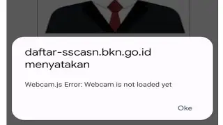 Tidak Bisa Swafoto pada saat daftar akun CPNS