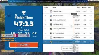 Zwift Ladder - DIRTy Vertigos vs SRT Platinum Plonkers - 2023-12-06