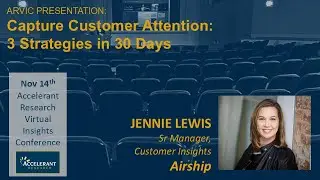 Accelerant Research Virtual Insights Conference - Jennie Lewis