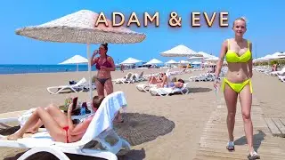 ANTALYA BELEK ADAM & EVE Beach Walk 🇹🇷 TURKIYE 