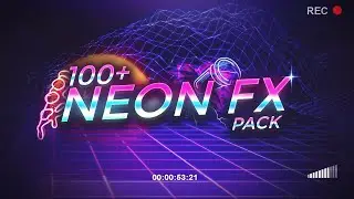 100+ Neon FX pack | Neon effects for Montages | Kinemaster