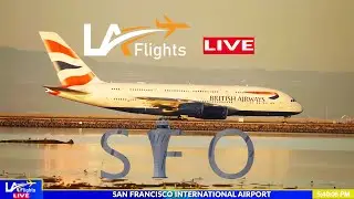 🔴LIVE San Francisco International Airport | SFO LIVE | SFO Plane Spotting