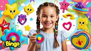 🟡🟣🟢 Best Pop It Fidget Toys in Egypt! 🎉 Playing with Bingo's Colorful Pop It Collection! 🟡🟣🟢 #popit