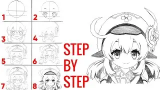 Anime Drawing | How to Draw Klee Genshin Impact Step by Step