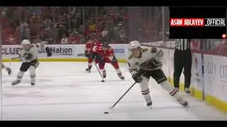 Amazing Bedard scores against Florida. Who let the Monster out  #bedard #chicago #hockey #shorts