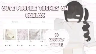 (10) cute aesthetic profile themes on ROBLOX ♡ links included + tutorial!