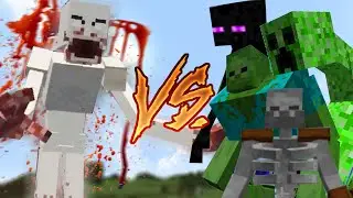 SCP-096 ПРОТИВ МОНСТРОВ МУТАНТОВ!  / Minecraft /