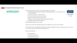 "GreenLight® Debit Card & App: Teach Kids Smart Money Management with Rewards & Safety!"
