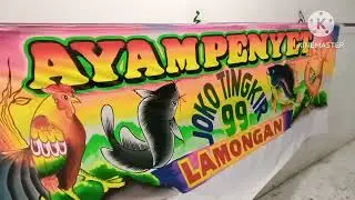 pesanan spanduk letter pecel lele