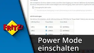 FritzBox schneller machen | Power Mode einschalten ✅ Tutorial