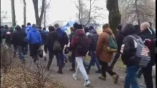 Провожаю сына в армию.