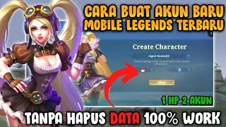 TERBARU!!! Cara buat akun Mobile Legends Baru di 1 HP tanpa hapus data 100% Work