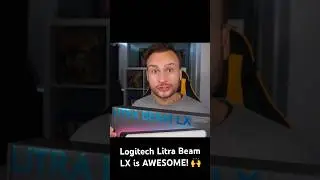 Logitech Litra Beam LX key light is a BANGER! 🔥 #logitech #setup #keylight #PRO #gifted