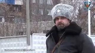 Вручение знамени 1-му отдельному батальону ОМБ 