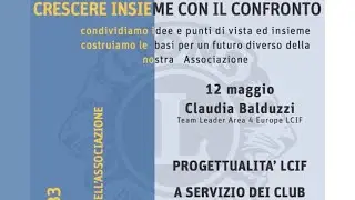 Progettualità LCIF al servizio dei club