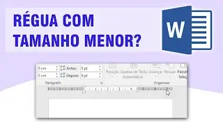 Regua ate numero 7 no Word - como resolver - ajustar folha