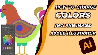 How to Change the Colors of a PNG Image [Adobe Illustrator 2024]