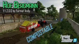 Hof Bergmann V1.2 - Making Compost - Farming  Simulator 22