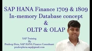 SAP S4 HANA Finance 1709 Training | SAP S/4HANA 1809 | SAP OLTP OLAP | SAP Simple finance training
