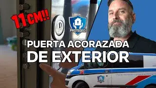 La mejor PUERTA ACORAZADA de EXTERIOR para 2025 🚫💪🏻| Puerta Kiuso ZOE | Instalaciones con ProtegeoTV