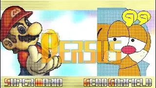 Mugen Battle Super Mario vs Geno Garfield