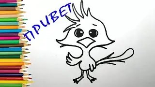 КАК нарисовать Птичку / Рисунки для срисовки