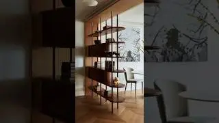 Шкафы и стеллажи для разделения комнаты #shorts #ремонт #мебельназаказ #кухня #гостиная #дизайн